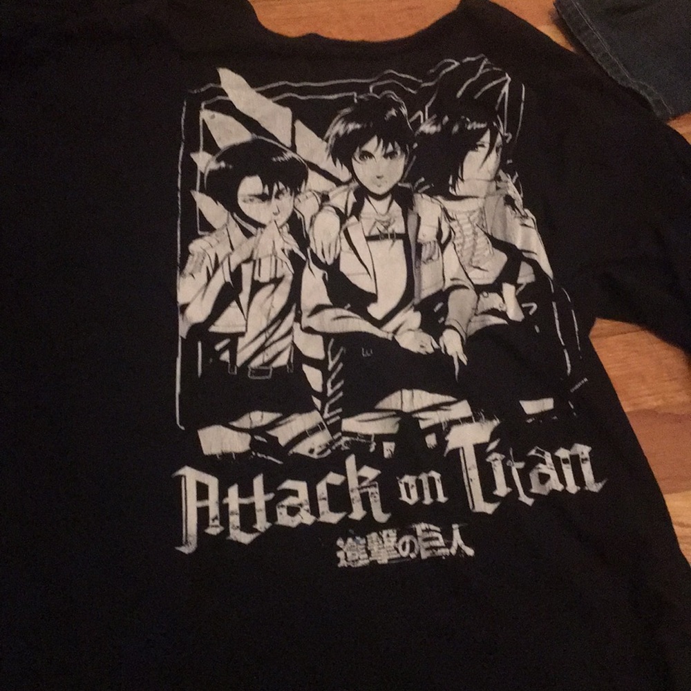 long sleeve attack on titan shirt